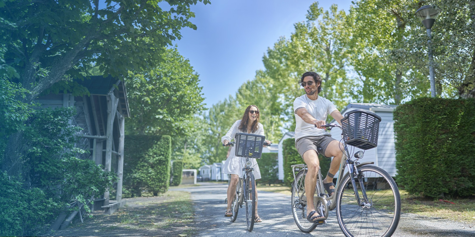 Vacances en camping au printemps